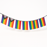 Mini Progressive Pride Flag Banner
